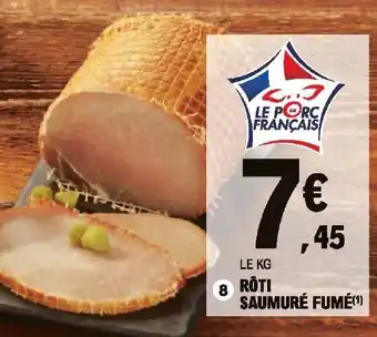 Rôti saumuré fumé