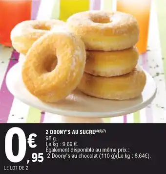 E.Leclerc 2 Doony's au sucre offre