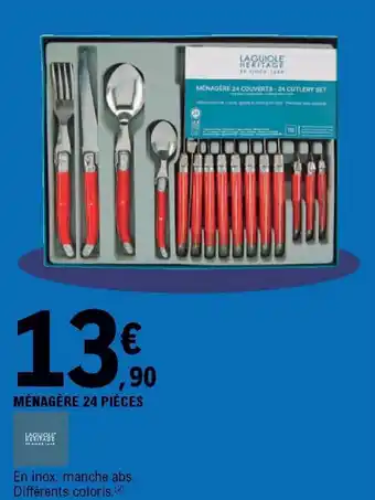 E.Leclerc Mènagère 24 pièces offre