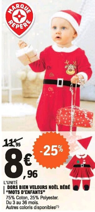 Promo Maxi Carre Coton Bebe Mots D Enfants Chez E Leclerc