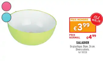 Trafic Saladier offre