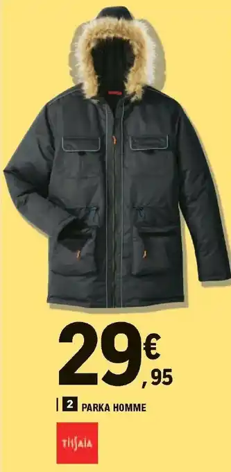 E.Leclerc Parka homme offre