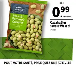 Lidl Cacahuètes saveur Wasabi offre