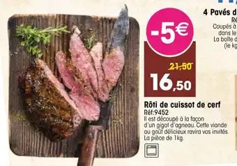 RĂŽti de cuissot de cerf