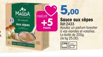 Sauce aux cèpes