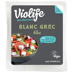Auchan Blanc Grec En Bloc Violife offre