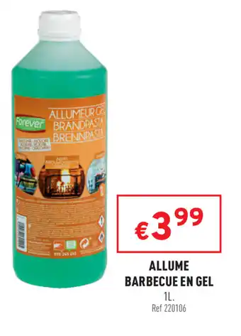 Trafic Allume barbeque en gel offre