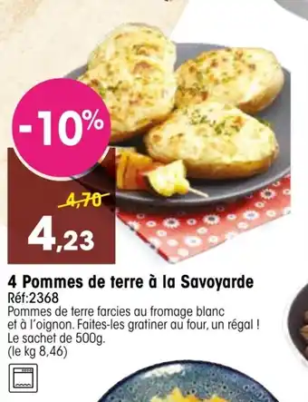 Croque Gel 4 Pommes de terre à la Savoyarde offre