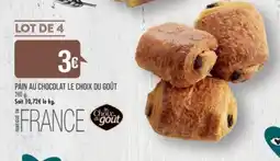 Match PAIN AU CHOCOLAT LE CHOIX DU GOÛT offre