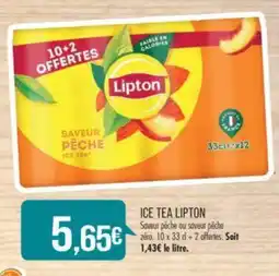 Match ICE TEA LIPTON offre