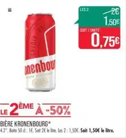 Match BIÈRE KRONENBOURG* offre