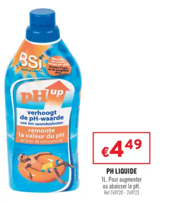 Trafic Ph liquide offre