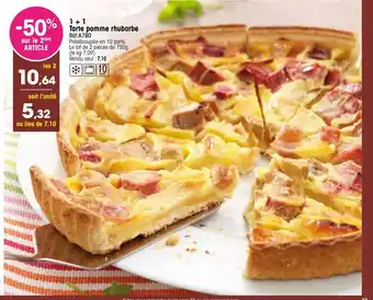 Croque Gel Tarte pome rhubarbe offre