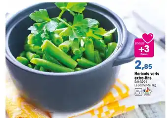 Croque Gel Haricots verts extra-fins offre