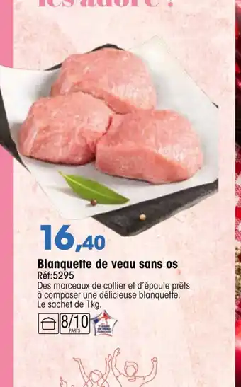 Blancquette de veau sans os