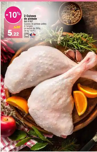 2 Cuisses de pintade