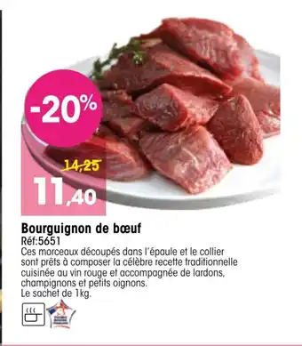 Croque Gel Bourguignon de bœuf offre