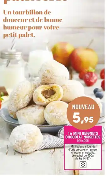 Croque Gel 16 Mini Beignets Chocolat Noisettes offre
