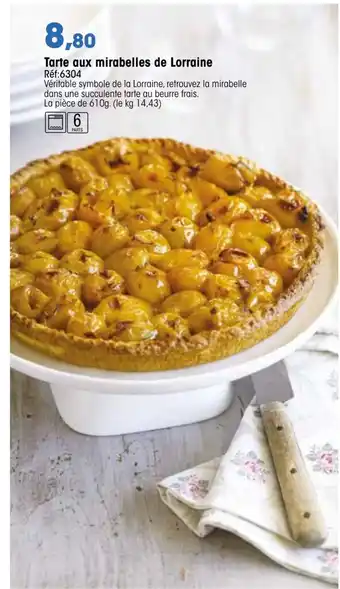 Croque Gel Tarte aux mirabelles de Lorraine offre