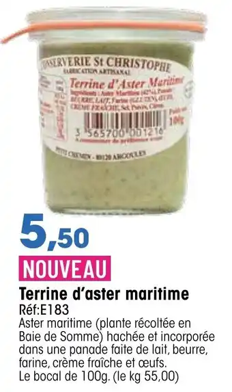 Terrine d'Aster Maritime