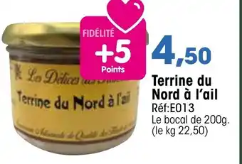 Croque Gel Terrine Du Nord à l'Ail offre