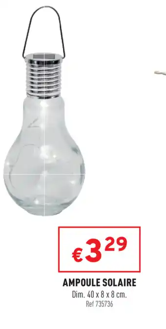Trafic Ampoule solaire offre
