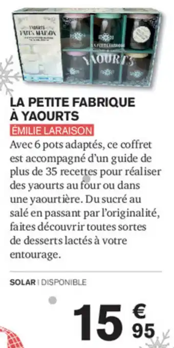 La Petite Fabrique Ă Yaourts