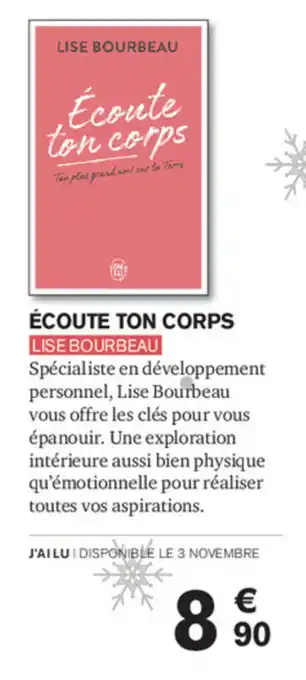 Carrefour Écoute Ton Corps offre
