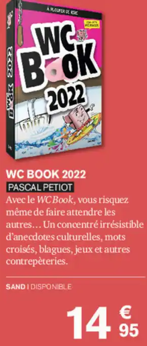 Carrefour WC Book 2022 Pascal Petiot offre