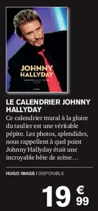 Carrefour Le Calendrier Johnny Hallyday offre