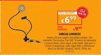 Trafic Anneau lumineux offre