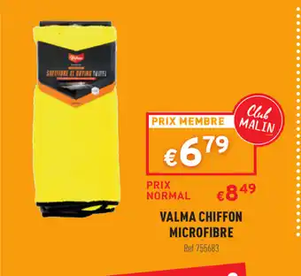 Valma chiffon microfibre