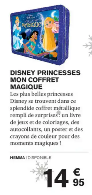 Carrefour Disney Princesses Mon Coffret Magique offre
