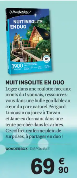 Carrefour Nuit Insolite En Duo offre
