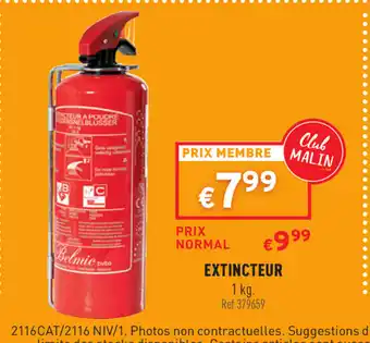 Trafic Extincteur offre