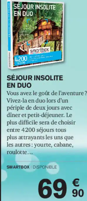 Séjour Insolite En Duo