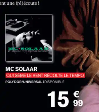 Carrefour Mc Solaar offre