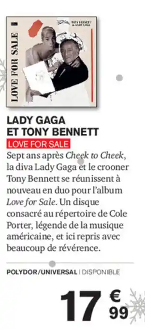 Carrefour Lady Gaga et Tony Bennett offre