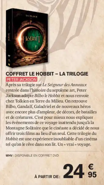 Carrefour Coffret Le Hobbit - La Triloge offre
