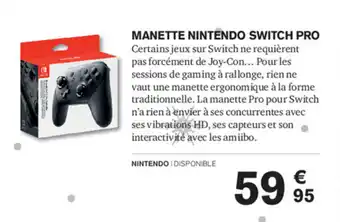 Manette Nintendo Switch Pro