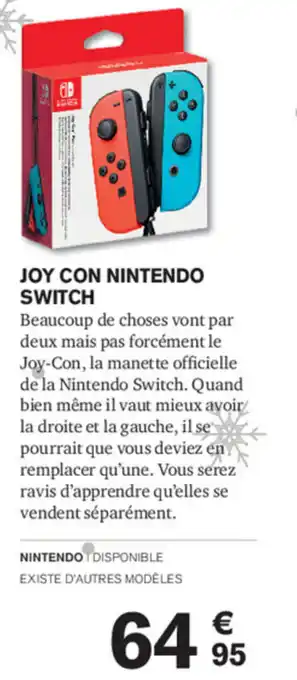 Carrefour Joy Con Nintendo Switch offre