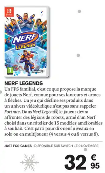 Carrefour Nerf Legends offre