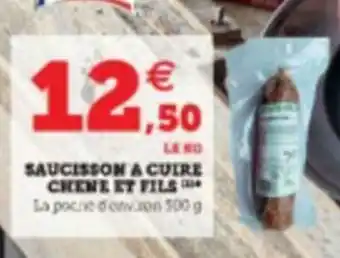 U Express Saucissona cuire Chene et fils offre