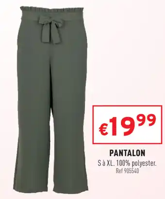 Trafic Pantalon offre