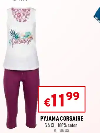 Pyjama corsaire