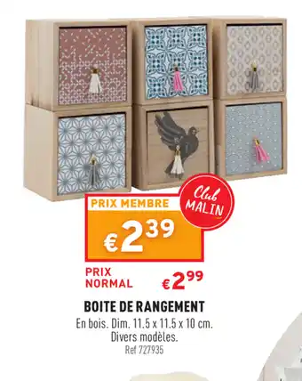 Trafic Boite de rangement offre