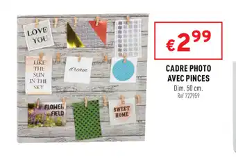 Trafic Cadre photo avec pinces offre