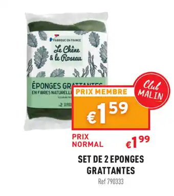 Trafic Set de 2 eponges grattantes offre