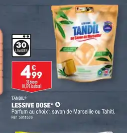 ALDI LESSIVE DOSE offre