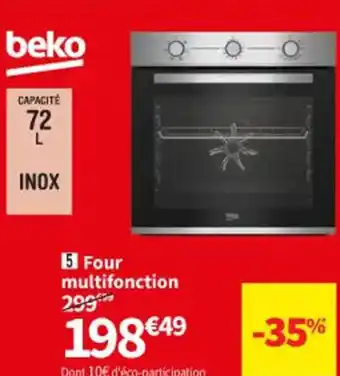 Conforama Four multifonction offre